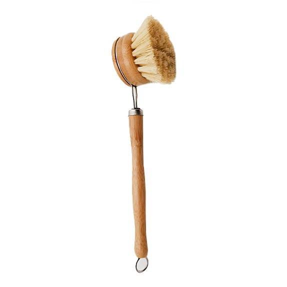productos ecológicos Ecuador – cepilllo para platos de bambu
