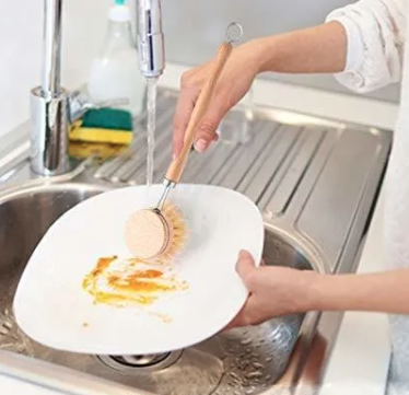 CEPILLO PARA LAVAR PLATOS CON REPUESTO ZERO WASTE ECUADOR MANTA productos ecológicos Ecuador – cepilllo para platos de bambu