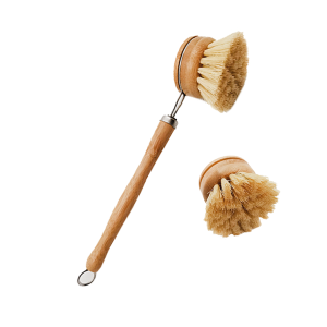 productos ecológicos Ecuador – cepilllo para platos de bambu