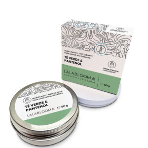 Crema de manos con té verde y pantenol humectante y antioxidante para manos maltratadas