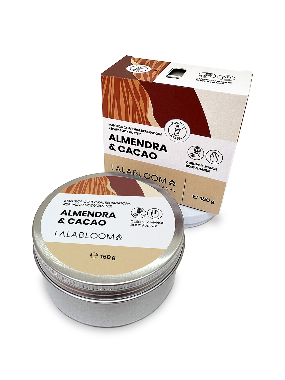 Mantequilla corporal 100% natural para hidratación y nutrición profunda de la piel