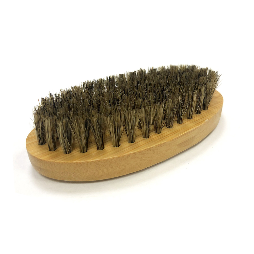 Cepillo para barba de bambú para cuidado y peinado del vello facial