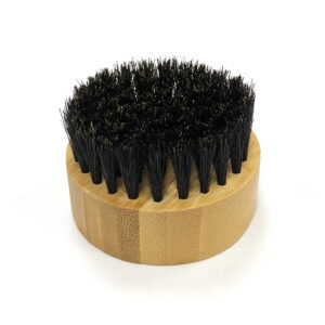 Cepillo para barba de bambú para cuidado y peinado del vello facial