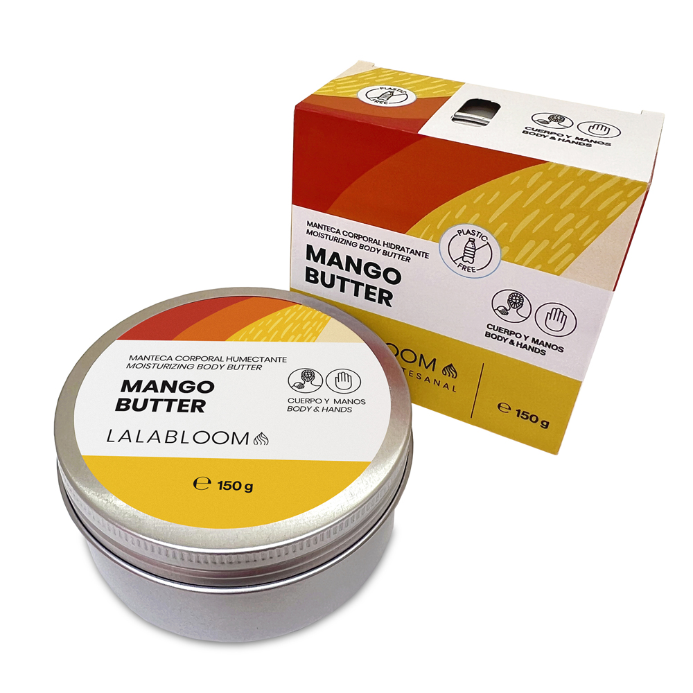Manteca corporal natural para hidratar, nutrir y suavizar la piel.