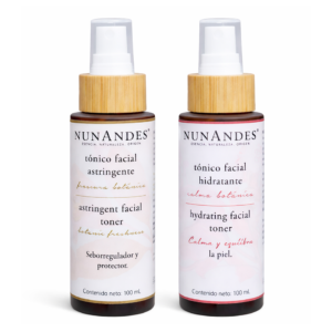 Tónico facial astringente natural para equilibrar y tonificar la piel