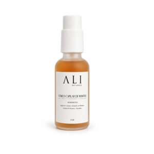 Tónico capilar de romero natural que ayuda a fortalecer el cabello y estimular el crecimiento capilar.
